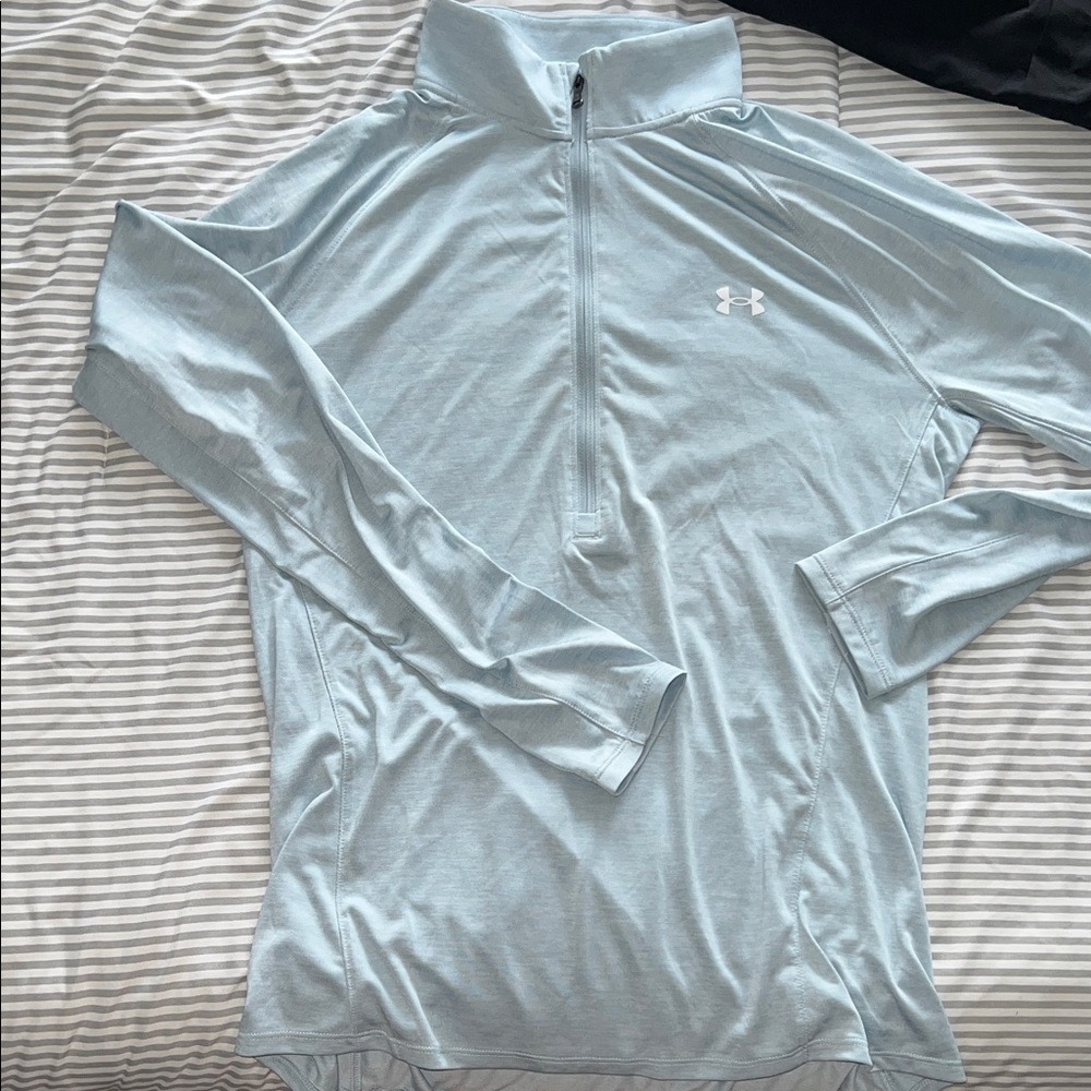 Under Armour Sky Blue Quarter-Zip Pullover